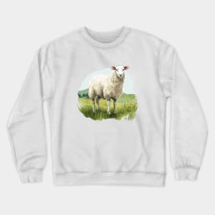 White Sheep Crewneck Sweatshirt